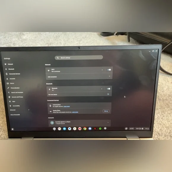 asus chromebook(silver)